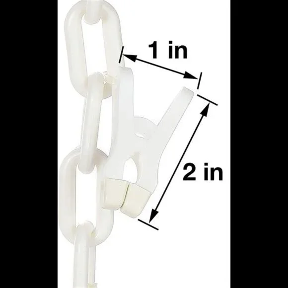 Trenton Gifts Hanging Closet Organizer Chain with Clothespins, Organization